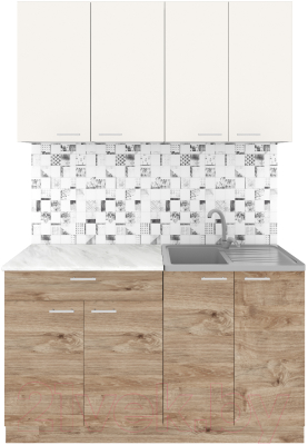 Кухонный гарнитур Агута Альфа 1.4 - фото