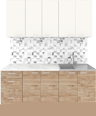 Кухонный гарнитур Агута Альфа 1.6/60 - фото