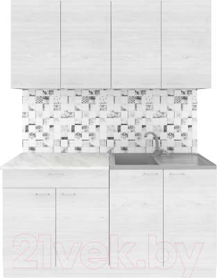 Кухонный гарнитур Агута Альфа 1.6 - фото