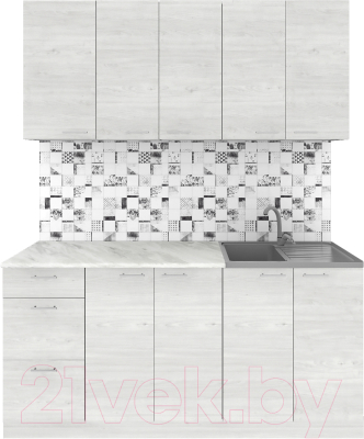 Кухонный гарнитур Агута Альфа 1.6/60 - фото