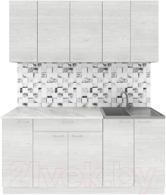 Кухонный гарнитур Агута Альфа 1.7 - фото