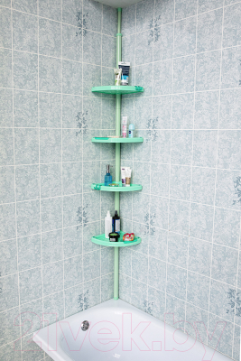 Комплект полок для ванной Primanova M-N01-05 (зеленый)