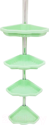 Полка для ванной Primanova M-N17-05 (зеленый) - фото