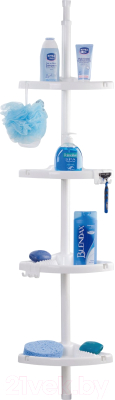 Комплект полок для ванной Primanova M-N02-01 (белый)