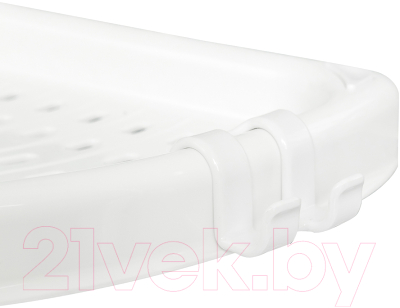 Комплект полок для ванной Primanova M-N02-01 (белый)