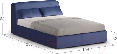 Полуторная кровать Moon Family 1008 / К002540