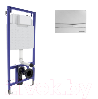 Унитаз подвесной с инсталляцией Ceramica Nova Rimless CN3001 + F3 040253