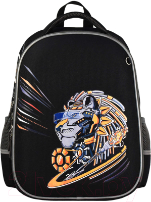 Школьный рюкзак Феникс+ Кибер лев / 59295 (черный)