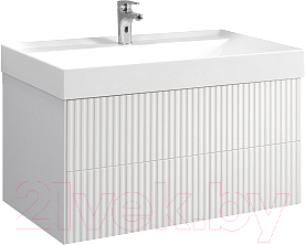 Тумба под умывальник Belux Сиртаки НП 100-02 (1, белый глянцевый) - фото