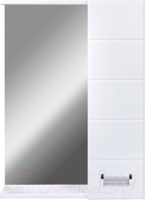 Шкаф с зеркалом для ванной Doratiz Вега 50 L / 2711.064 - фото