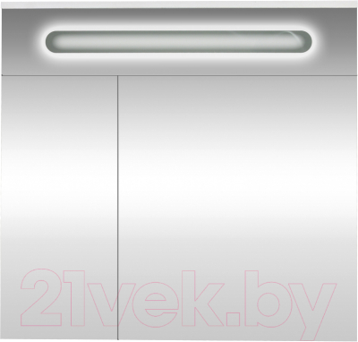 Шкаф с зеркалом для ванной Doratiz Магнолия 80 R / 2711.315 - фото