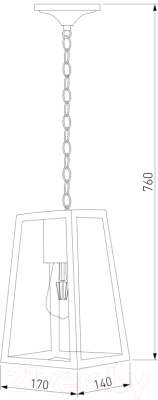 Светильник уличный Elektrostandard Germes H / 35152/H