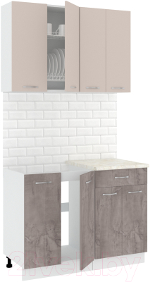 Готовая кухня Кортекс-мебель Корнелия Лира-лайт 1.1м - фото