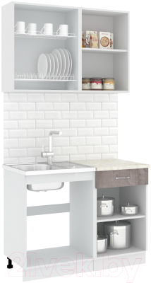 Готовая кухня Кортекс-мебель Корнелия Лира-лайт 1.1м