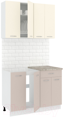 Готовая кухня Кортекс-мебель Корнелия Лира-лайт 1.1м - фото