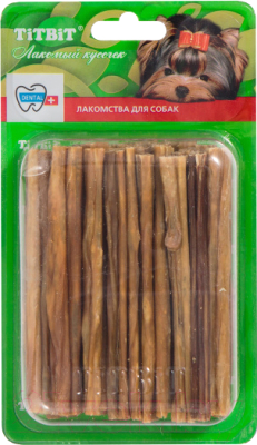 Лакомство для собак TiTBiT Кишки говяжьи / 6179 - фото