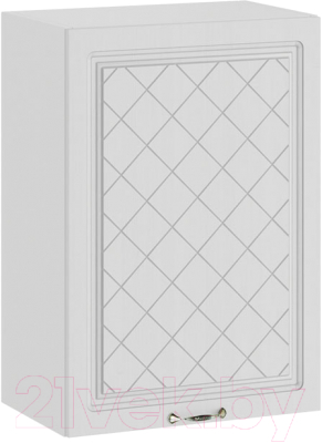 Шкаф навесной для кухни ТриЯ Бьянка 1В5 (белый/дуб белый) - фото