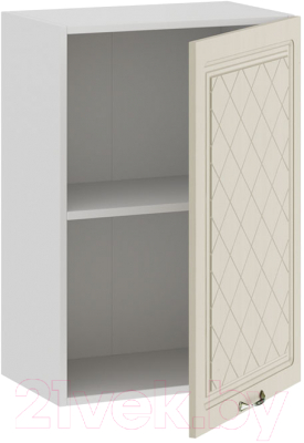 Шкаф навесной для кухни ТриЯ Бьянка 1В5 (белый/дуб ваниль)