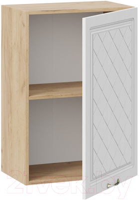 Шкаф навесной для кухни ТриЯ Бьянка 1В5 (дуб крафт золотой/дуб белый)