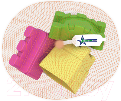 Набор формочек для песочницы Нордпласт Крепость / 081