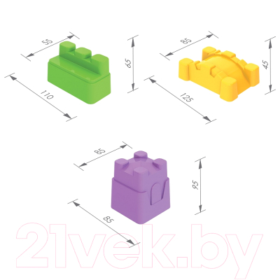 Набор формочек для песочницы Нордпласт Крепость / 081