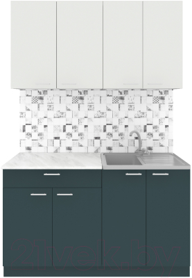 Кухонный гарнитур Агута Альфа 1.4 - фото