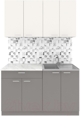 Кухонный гарнитур Агута Альфа 1.4 - фото