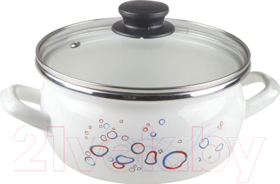 Кастрюля Сантэкс Пузыри цветные 1-2425112 - фото