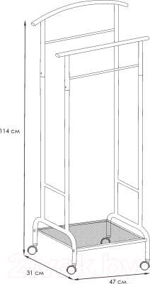 Стойка для одежды ЗМИ Римини 2М ВКР2М
