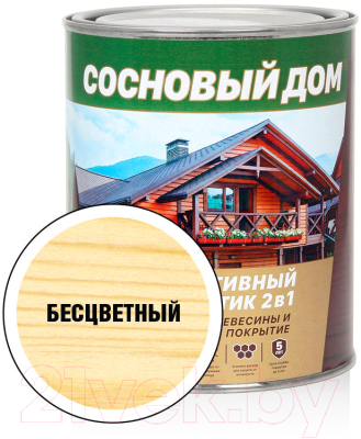 Защитно-декоративный состав Сосновый дом Бесцветный