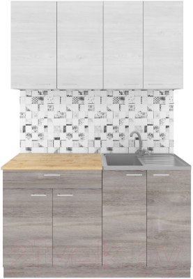 Кухонный гарнитур Агута Альфа 1.4 - фото