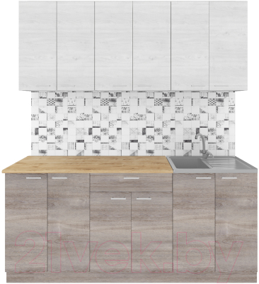 Кухонный гарнитур Агута Альфа 1.8/60 - фото