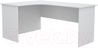 Письменный стол МДК СПУ-П угловой 1600x1200x755 (правый, белый) - фото