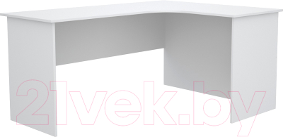 Письменный стол МДК СПУ-Л угловой 1600x1200x755 (левый, белый) - фото