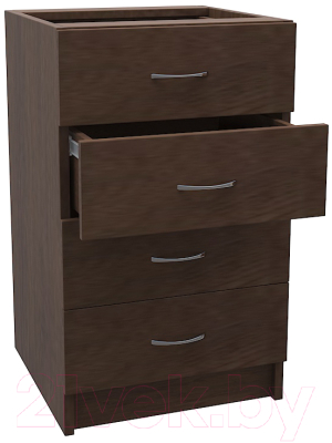 Тумба МДК ТБ1 приставная 454x456x739 (венге)