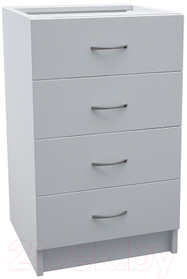 Тумба МДК ТБ1 приставная 454x456x739 (белый) - фото