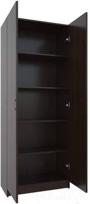 Стеллаж МДК СЛШ2 широкий закрытый 780x386x2000 (венге)