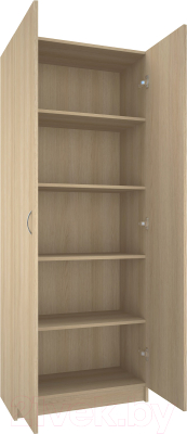Стеллаж МДК СЛШ2 широкий закрытый 780x386x2000 (дуб млечный)