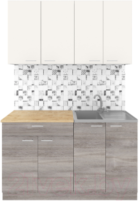 Кухонный гарнитур Агута Альфа 1.4 - фото