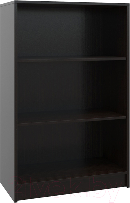 Стеллаж МДК СЛН1 широкий открытый низкий 780x370x1200 (венге) - фото