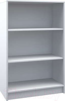 Стеллаж МДК СЛН1 широкий открытый низкий 780x370x1200 (белый) - фото