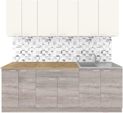 Кухонный гарнитур Агута Альфа 2.2 - фото