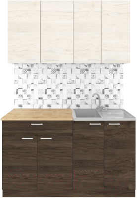 Кухонный гарнитур Агута Альфа 1.4 - фото