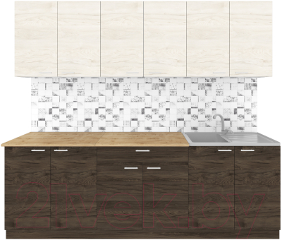 Кухонный гарнитур Агута Альфа 2.4 - фото