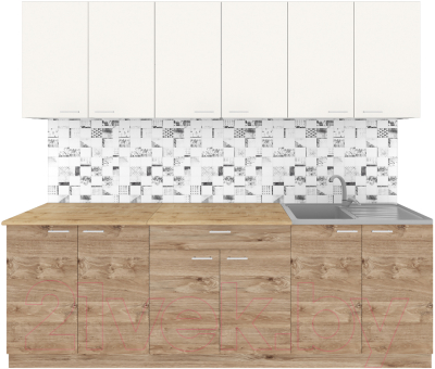 Кухонный гарнитур Агута Альфа 2.4 - фото