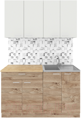 Кухонный гарнитур Агута Альфа 1.4 - фото