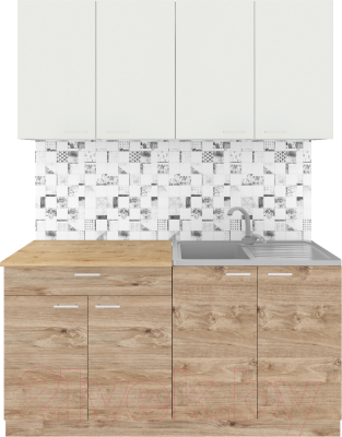 Кухонный гарнитур Агута Альфа 1.6 - фото