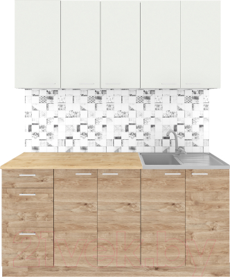 Кухонный гарнитур Агута Альфа 1.6/60 - фото