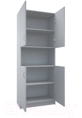 Стеллаж МДК СЛШ4 широкий с 4 дверьми и полками 780x386x2000