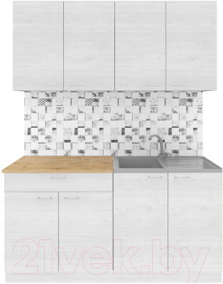 Кухонный гарнитур Агута Альфа 1.6 - фото